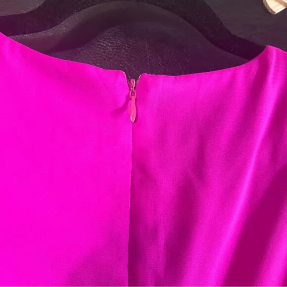 Donna Morgan Fuchsia Pink Dress Size 10P - Picture 7 of 7
